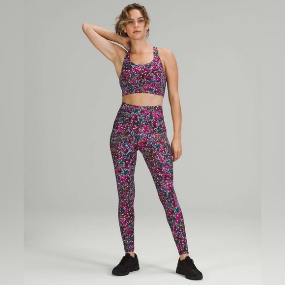 Lululemon Energy Longline Bra *Medium Support, B–D Cups
Floral Electric Multi - Picture 5 of 8